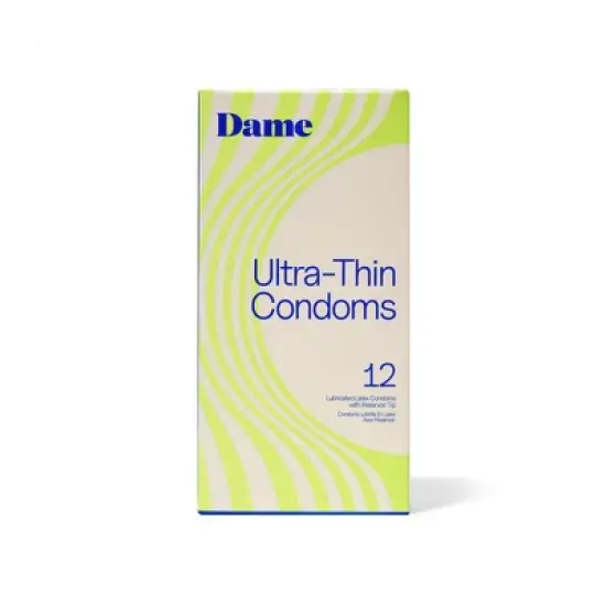 Dame Ultra-Thin Condoms - 12pk image {5}