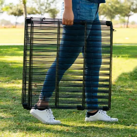 IRIS USA Exercise 8 Panel Wire Metal Pet Playpen for Dog image {6}