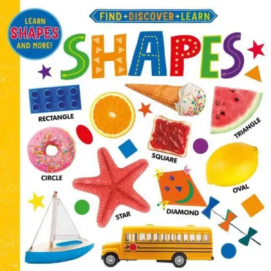 Shapes - (Find, Discover, Learn) by  Clever Publishing & Olga Utkina (Board Book) image {1}