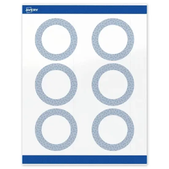 Avery Round Labels, Polka Dots Design, 3" Diameter, 60ct image {8}