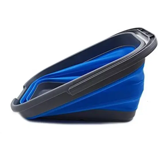 SAMMART 12L (3.1 Gallon) Collapsible Rectangular Handy Basket/Bucket image {7}
