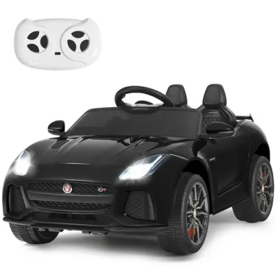 Costway 12V Jaguar F-Type SVR Licensed Kids Ride On Car Motorized Vehicle w/ MP3  Navy image {9}