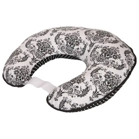 Bacati - 3 pc Classic Damask Black Hugster Feeding & Infant Support Nursing Pillow image {7}