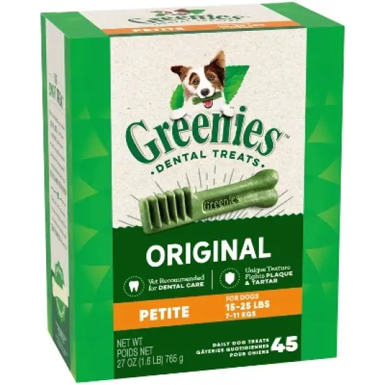 Greenies Petite Chewy Dental Dog Treats Original Chicken - 27oz image {6}
