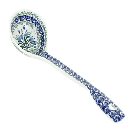 Blue Rose Polish Pottery 560 Ceramika Artystyczna Soup Ladle image {6}