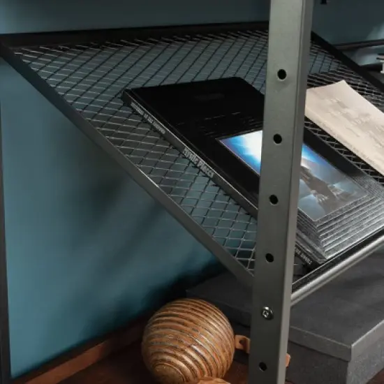 36.22" Briarbrook Horizontal Bookcase Barrel Oak - Sauder image {4}