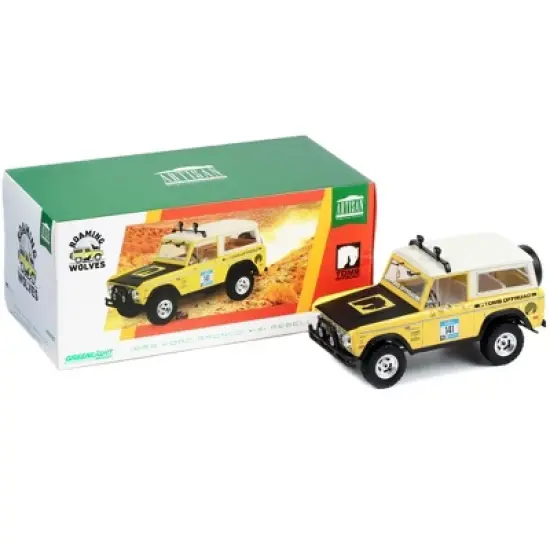 1969 Ford Bronco #141 Rebelle Rally "Toms Offroad x Roaming Wolves" "Artisan Collection" 1/18 Diecast Model Car by Greenlight image {2}
