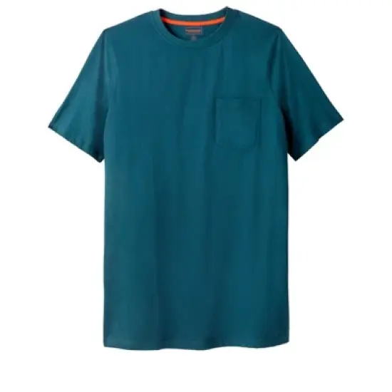 Boulder Creek by KingSize Men's Big & Tall  Heavyweight Longer-Length Pocket Crewneck T-Shirt image {13}