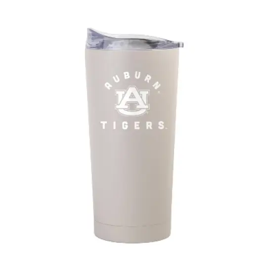 NCAA Auburn Tigers Sand Powder Coat Tumbler - 20oz: Stainless Steel, Insulated, Portable Drinkware image {2}