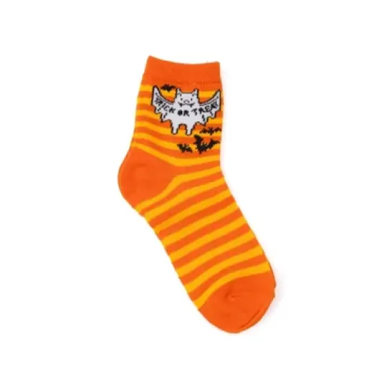 Kids' Halloween Socks Orange Stripe - Bullseye's Playground&trade; image {1}