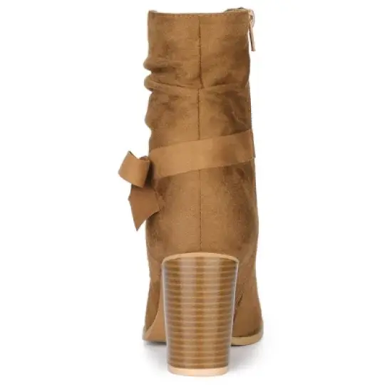 Allegra K Women's Casual Chunky Heel Ankle Boots image {3}