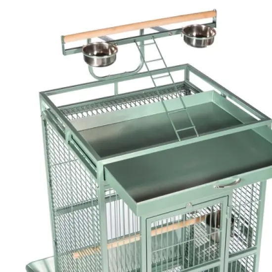 Prevue Pet Products Playtop Bird Home - Sage Green 3152SAGE. image {2}