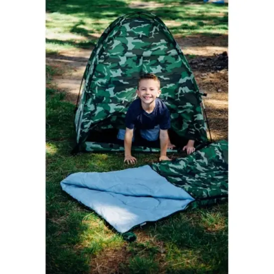 Pacific Play Tents Kids Green Camo Camping Kit image {7}