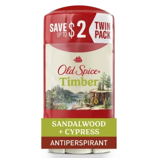 Old Spice Men's Timber with Sandalwood Antiperspirant Deodorant - 2.6oz image {11}