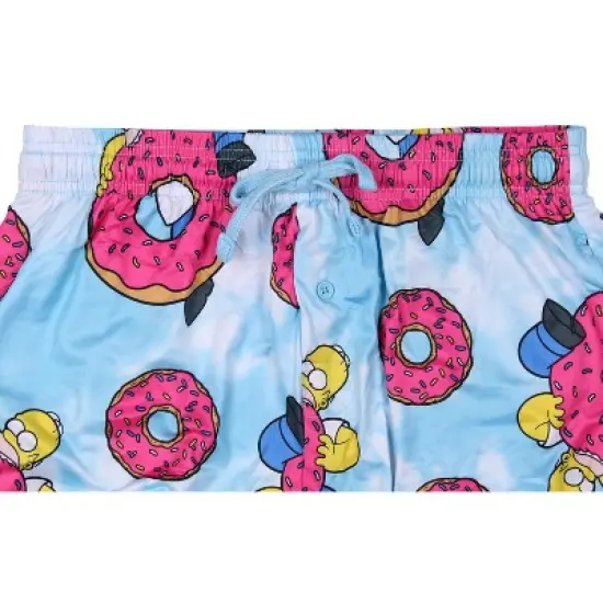 The Simpsons Homer Simpson Tie Dye Sprinkles Donuts Lounge Pajama Pants For Men image {2}
