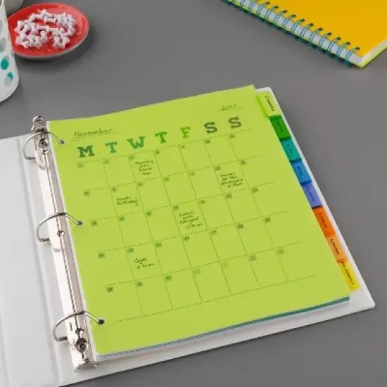 Avery Big Tab Insertable Plastic Dividers, 8 Tabs, 3 Sets of 11901 image {7}