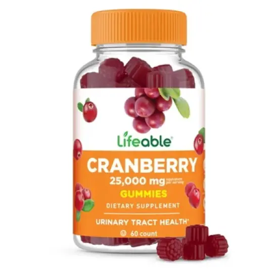 Lifeable - Cranberry - Adult - 60 Gummies image {9}