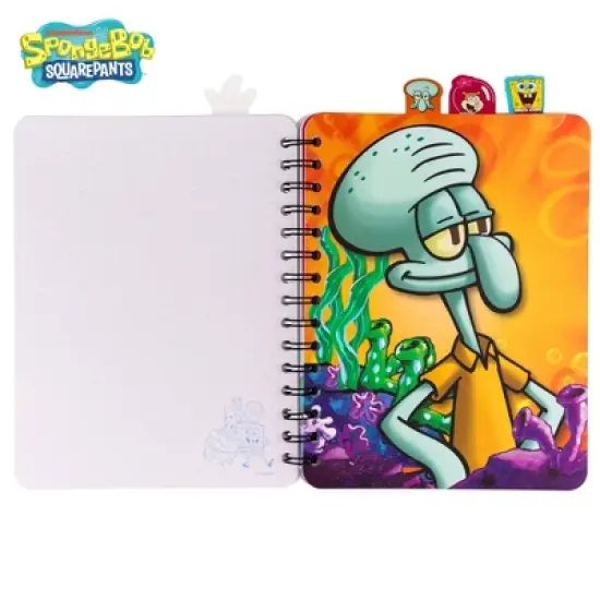 Inkology, LLC Nickelodeon SpongeBob SquarePants 4-Tab Spiral Notebook With 160 Dotted Sheets image {3}