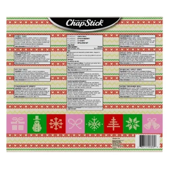 ChapStick Cozy Countdown Holiday Lip Balms 12-Pack, Advent Calendar image {3}