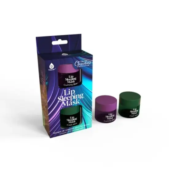 Lip Sleeping Mask 2 Pack- Gummy Bear & Fresh Mint image {3}