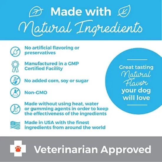 Shed Defender Allergy & Immune System Soft Chew Supplements for Dogs - Skin & Seasonal Allergy Relief - 90 ct. image {3}