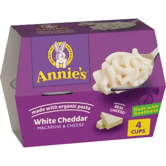 Annie's White Cheddar Microwavable Mac & Cheese Cup image {13}