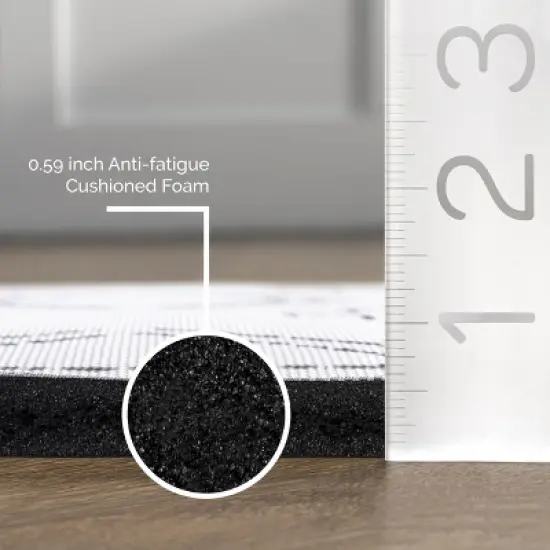 nuLOOM Moroccan Anti Fatigue Kitchen or Laundry Room Comfort Mat image {4}