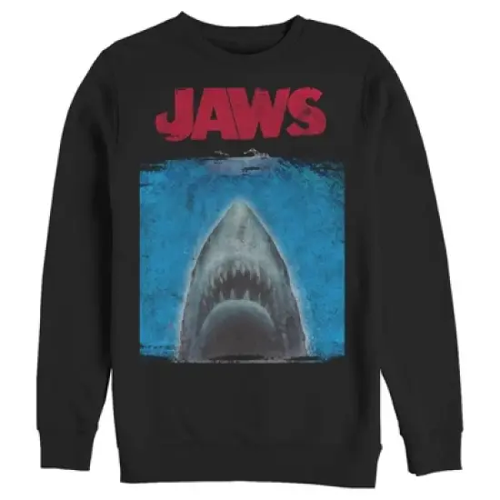 Men's Jaws Shark Movie Poster Sweatshirt image {3}