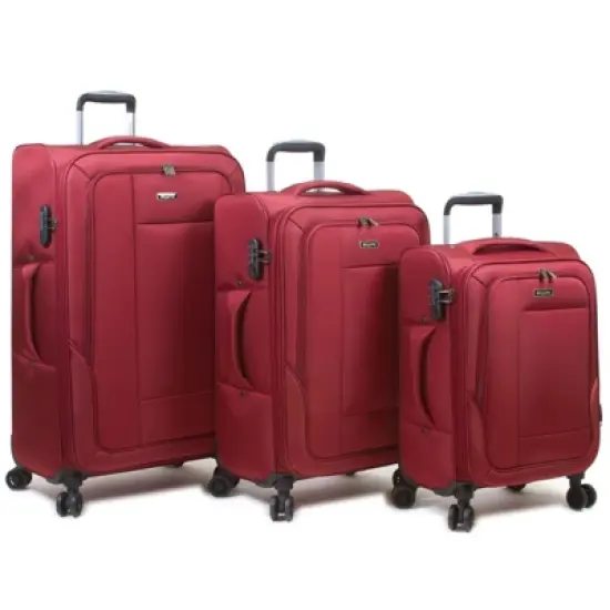 Dejuno Twilight Lightweight Nylon 3-Piece Spinner Luggage Set image {7}