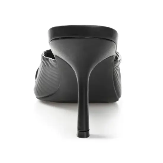 Journee Collection Womens Greer Tru Comfort Foam Open Toe High Stiletto Pumps image {2}