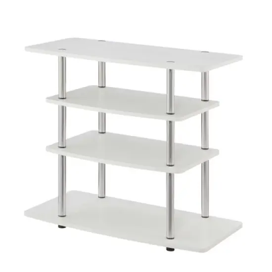 Designs2Go No Tools Highboy 4 Tier TV Stand for TVs up to 32" - Breighton Home image {4}