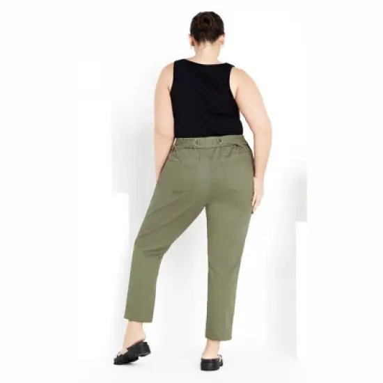 Women's Plus Size Alana Pull On Pant - moss | AVENUE image {2}