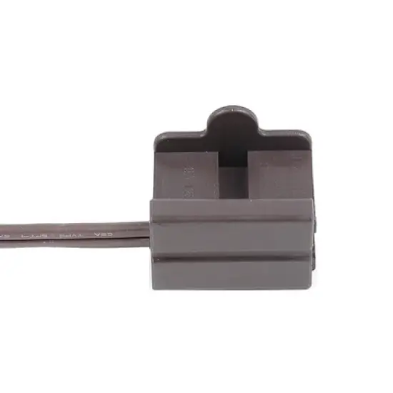 Novelty Lights Brown Snap-On Vampire Plug SPT-1 for C9/C7 Socket or Zip Cord Wire image {6}