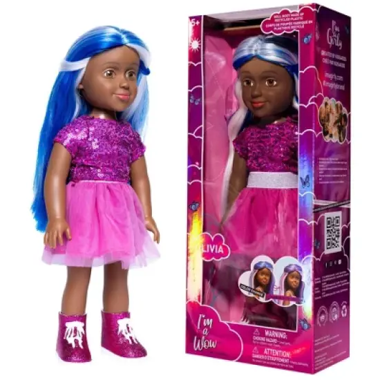 I'M A WOW Olivia the Ballerina 14" Fashion Doll with Color-Changing Hair image {4}