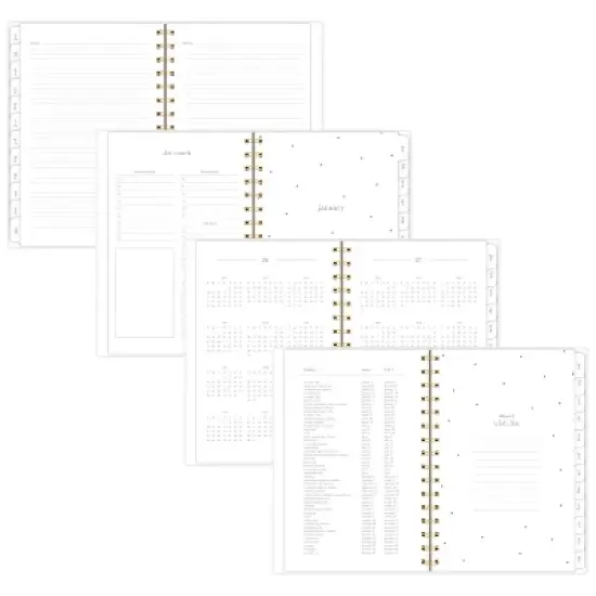 Sugar Paper Essentials 8.5"x6.125" Small 2026 First Pink Dot Planner image {2}