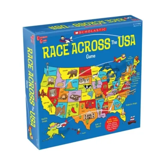 University Games Race Across the USA Scholastic Board Game: Educational Focus Geography, 2-4 Players, 30-Minute Play image {7}