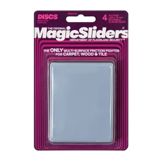 Magic Sliders 4pk 4"x3" Sliding Disc image {5}