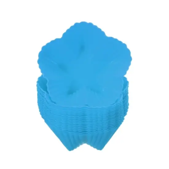 Unique Bargains Silicone Cupcake Liners Non-Stick Baking Cups 18 Pcs image {6}