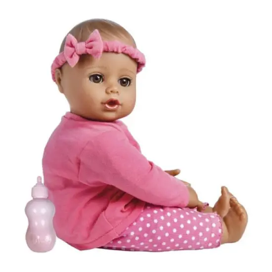 Adora Playtime Collection Pink 13 Soft Baby Doll with Bottle image {1}
