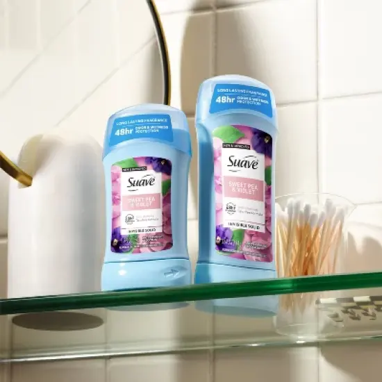 Suave Sweet 48-Hour Antiperspirant & Deodorant Stick - Pea & Violet - 1.2 fl oz image {7}