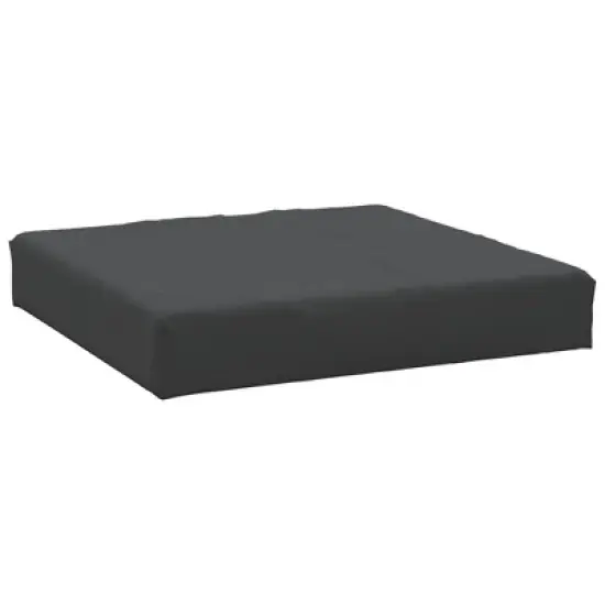vidaXL Chair Cushion Water Repellent Pallet Cushion Seat Pad Oxford Fabric - Black Corner Sofa image {4}