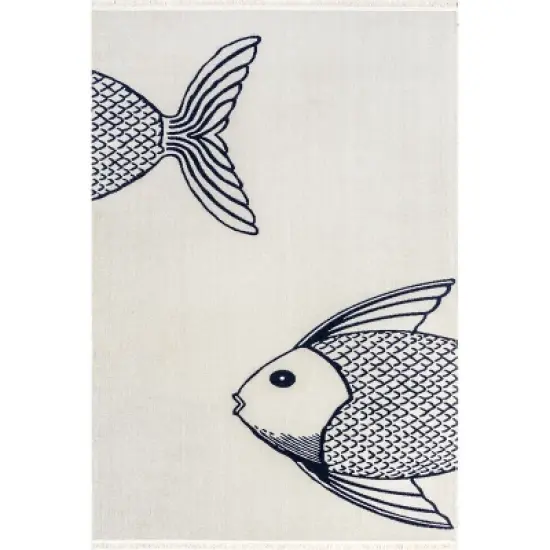 nuLOOM Sheryl Nautical Indoor/Outdoor Tassel Area Rug image {9}