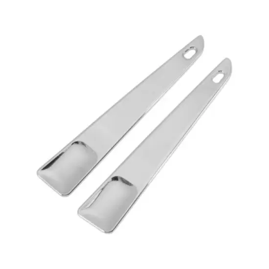 Unique Bargains Hangable Trapezoid Shape Mini Makeup Cosmetic Spoon 2 Pcs image {7}