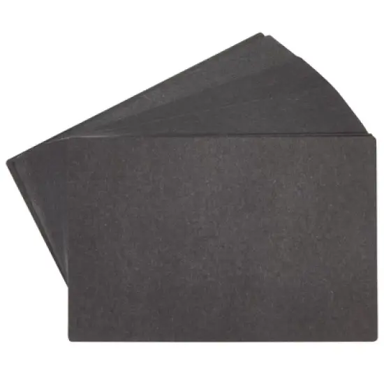Juvale 100 Pack Black Index Cards DIY, Scrapbooking, Crafts, Black, 3x5 in image {7}