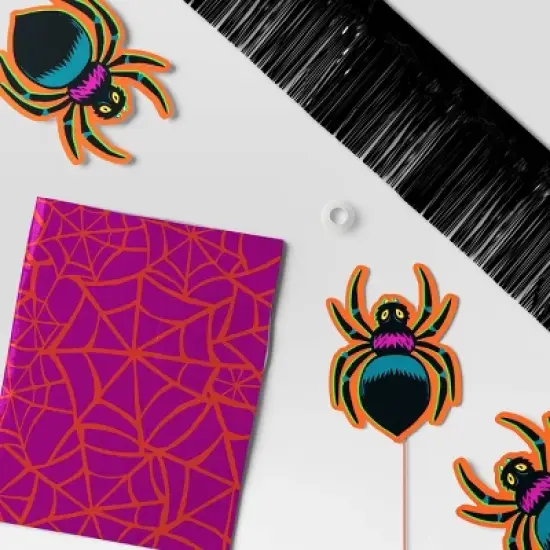 Trunk or Treat Spider Halloween Decorating Kit 8pc - Hyde and EEK! Boutique&trade; image {2}