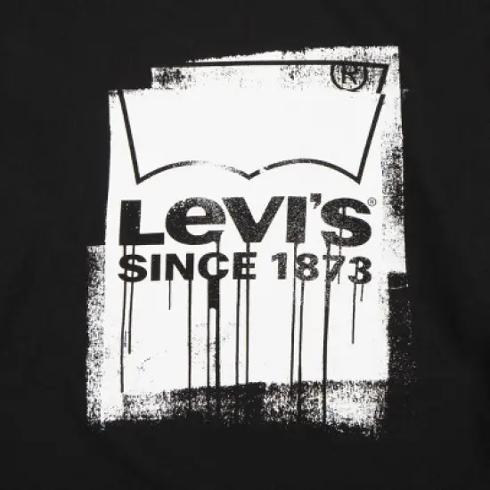 Levi's&reg; Boys' Long Sleeve Logo Graphic T-Shirt - Black image {2}