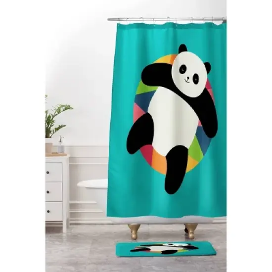 Deny Designs Andy Westface Chillin Memory Foam Machine Washable Kids' Bath Mat image {3}