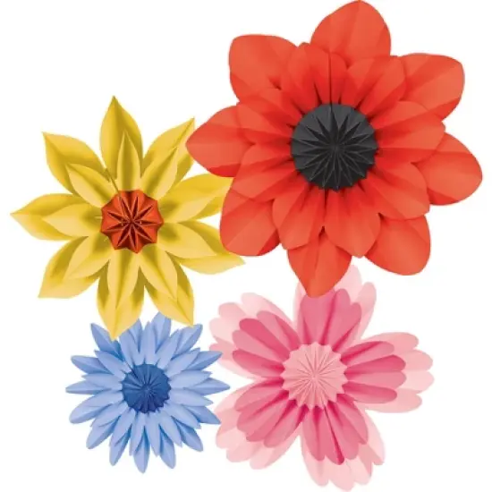 Teacher Created Resources&reg; Wildflowers Paper Flowers, Pack of 4 image {3}