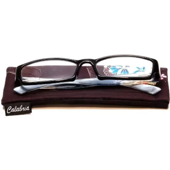 Calabria 761 Reading Glasses with Floral Designs & Matching Case +1.50 image {4}