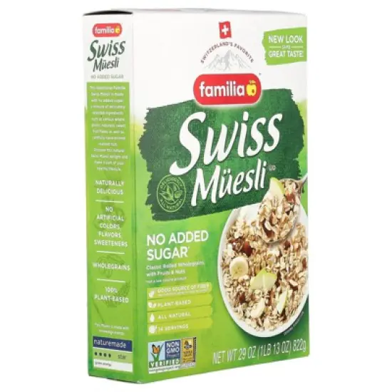 Familia Swiss Muesli, Classic Rolled Wholegrains with Fruits & Nuts, 29 oz (822 g) image {4}